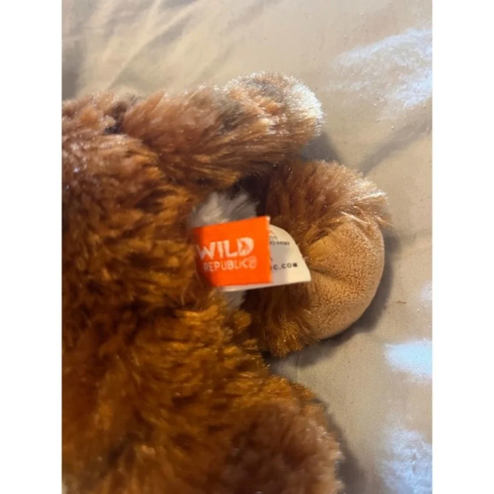 Wild Republic Lying Brown Bobcat Plush‎ Stuffed Animal Toy